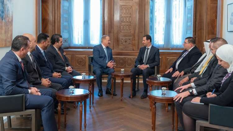 الأسد ووفد برلماني أردني يؤكدان على أهمية تفعيل العلاقات الثنائية بين البلدين