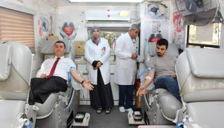 حملة تبرع بالدم في جامعة الأميرة سمية للتكنولوجيا