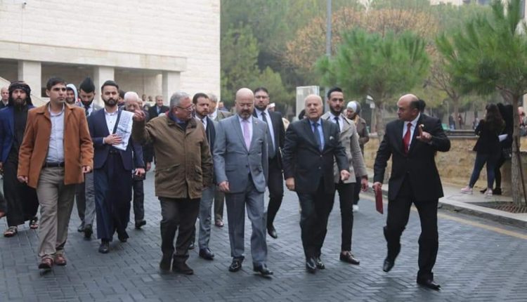 السفير العراقي يزور جامعة البترا ويلتقي برئاسة الجامعة والطلبة العراقيين