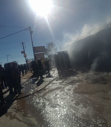 شاهد بالفيديو والصور….انفجار اسطوانة غاز داخل محل لبيع القهوة في عجلون