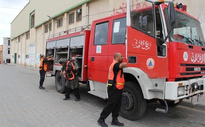 إخماد حريق بويلرات في منطقة الرابية بالعاصمة عمان