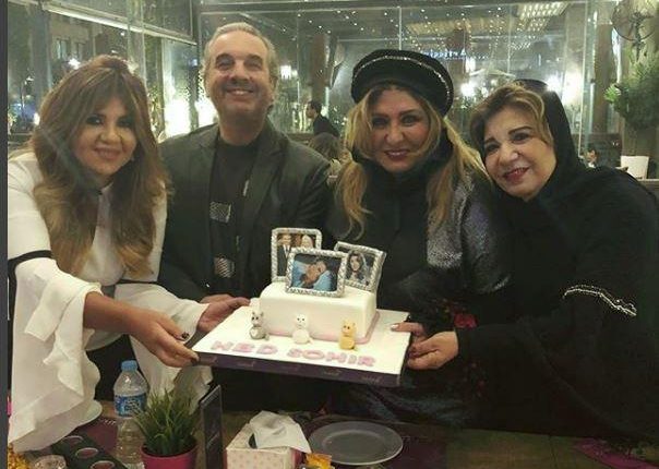بالصور.. سهير رمزي تتخلي عن حجابها في حفل عيد ميلادها الـ67