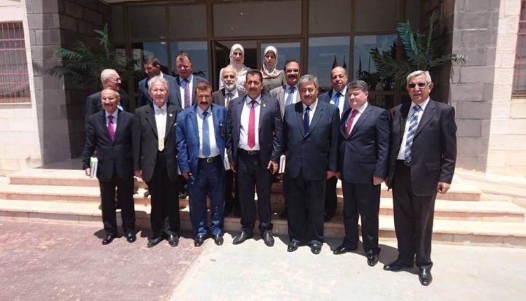 زيارة أعضاء الهيئة الادارية لجمعية عون الثقافية الى جامعة جدارا والمدارس الأمريكية للشرق الأوسط التابعة لها