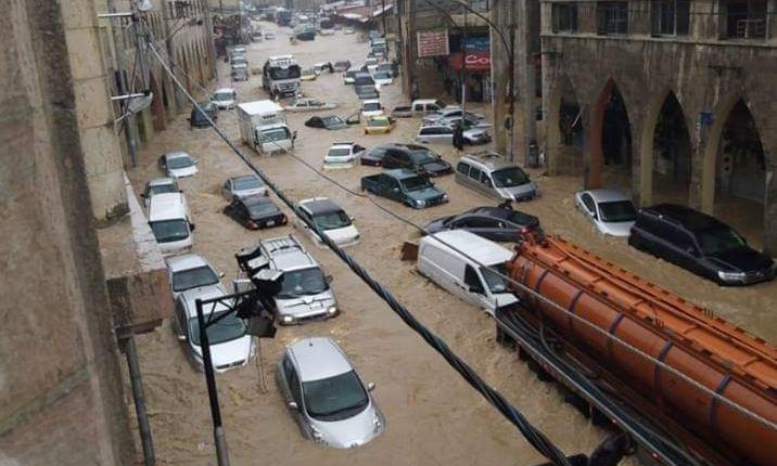 شاهد بالصور : بانوراما المنخفض الجوي في الاردن