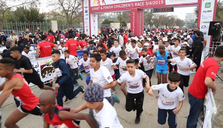سباق “إل جي ألتراماراثون البحر الميت” 2019 للأطفال يختتم فعالياته محققاً أهدافه الرياضية ورسالته الإنسانية