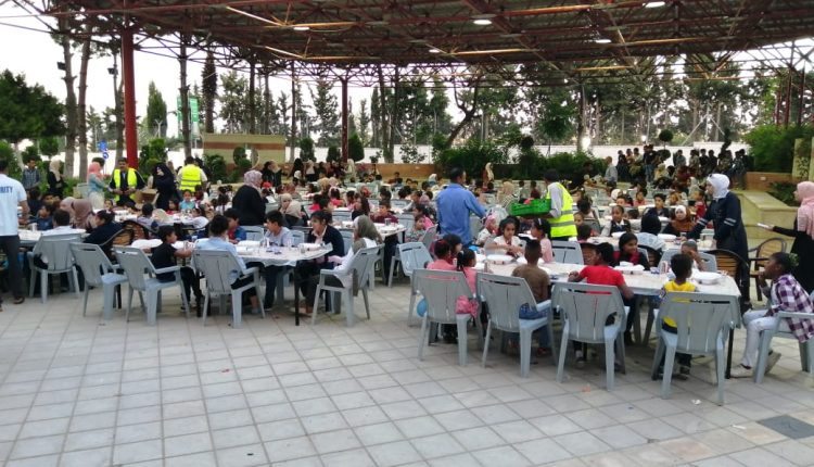 جامعة عمان الأهلية ومركز جابر العثرات ( بيت السلط ) يقيمان حفل إفطارللأيتام بمحافظة البلقاء