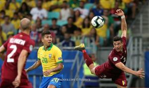3 أهداف ملغية في مباراة فنزويلا تؤجل تأهل البرازيل للدور ربع النهائي من كوبا أميركا