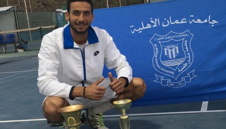 القطب يحصد لقب بطولة المملكة الرابعة للتنس ويهدي الكأس لجامعة عمان الأهلية