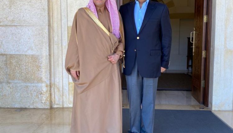  مستشار ملك الأردن يلتقي سفير المملكة السعودية