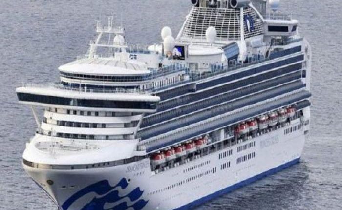 انتشار فيروس كورونا على متن سفينة تخضع لحجر صحي في اليابان واصابة (64) شخص