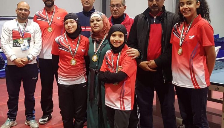 فريق تربية ماركا لكرة الطاولة يحقق المركز الاول في كرة الطاولة (فرق)
