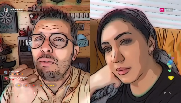 أسماء المنور و حاتم عمور يطلقان ديو ” هاينة “