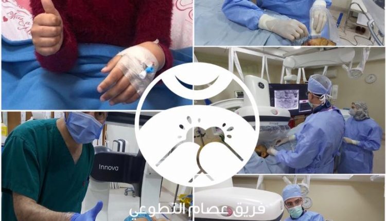 فريق عصام التطوعي : أزمة كورونا لم تقف حائل أمام ابتسامة غزل