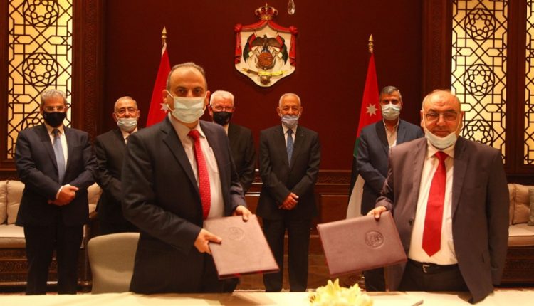 توقيع اتفاقية في الديوان الملكي الهاشمي لإنشاء البنك الوطني للبذور