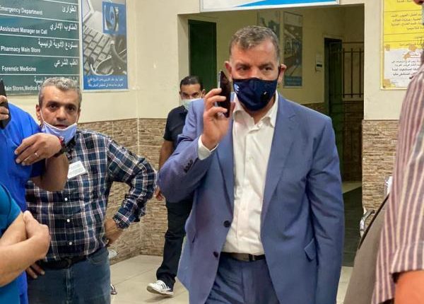 وزير الصحة: يتفقد موقع الانفجار الذي وقع في مستودعات الجيش ويزور مستشفي الزرقاء