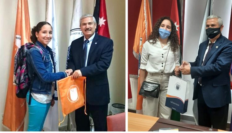 دانا الطاهر الحاصلة على 100% تحقق حلمها وتلتحق بجامعة الأميرة سمية للتكنولوجيا