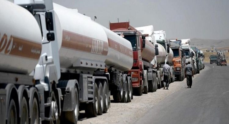 نقل 910 آلاف برميل من النفط العراقي إلى الأردن