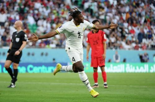 غانا تفوز على كوريا الجنوبية بكأس العالم