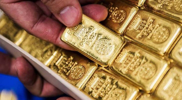 ارتفاع قيمة احتياطي الأردن من الذهب إلى 2.8 مليار دينار العام الماضي