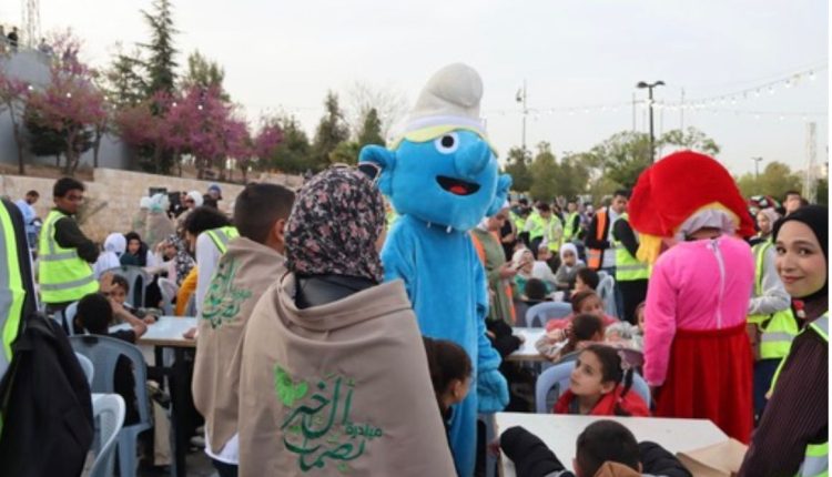 اضخم مهرجان لافطار خيري إقامته مبادرتي بصمات الخير وصناع الخير في المملكة