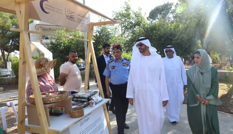 الشيخ خليفة بن محمد آل نهيان سفير دولة الإمارات يفتتح معرض “عطايا”في الأردن .صور