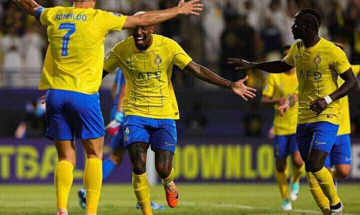 النصر السعودي يحقق فوزاً مثيراً على ضيفه الدحيل القطري، بنتيجة 4-3،