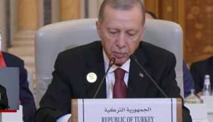 أردوغان : من يسكت على الظلم شريك فيه على قدر المساواة