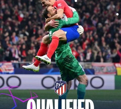 أتلتيكو مدريد ينتزع  بطاقة التأهل للدور ربع النهائي بدوري أبطال أوروبا، عقب تغلبه على إنتر ميلان