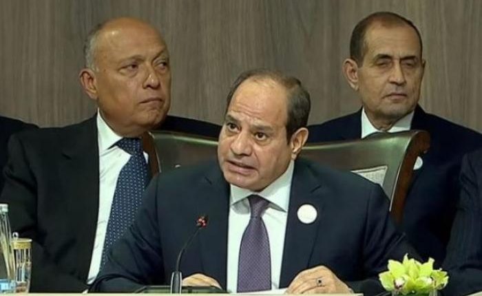 الرئيس المصري : أهالي قطاع غزة يتطلعون للأمل في إنقاذهم والعيش بسلام