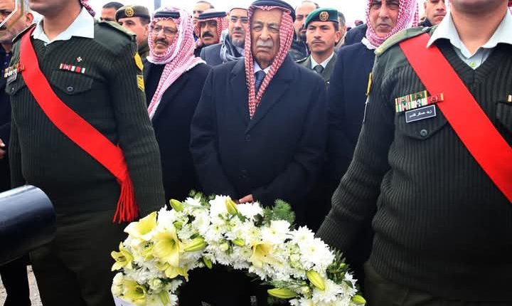 مندوبًا عن جلالة الملك عبدالله الثاني، وسمو الأمير الحسين بن عبدالله الثاني، ولي العهد..