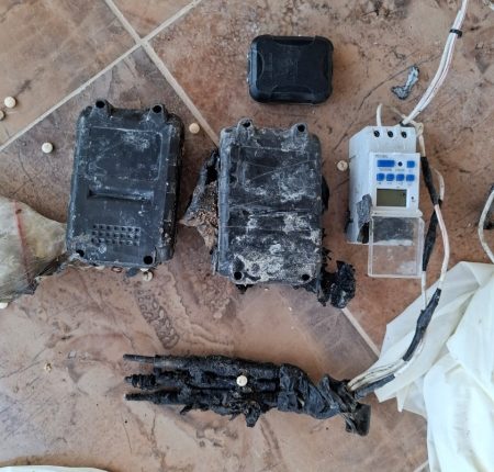 القيادة العامة احباط محاولة تهريب مواد مخدرة محملة بوساطة بالونات موجهة عن بعد