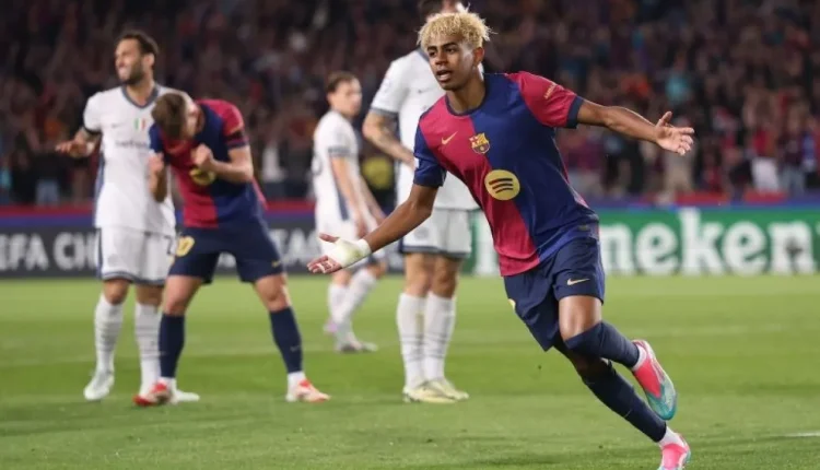 برشلونة يتعادل مع إنتر ميلان بنتيجة 3-3، في لقاء مثير بدوري الأبطال