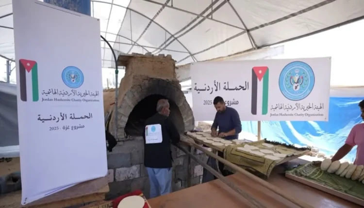 الهيئة الخيرية الأردنية تفتتح مخبزًا يوميًا في جنوب غزة – فيديو