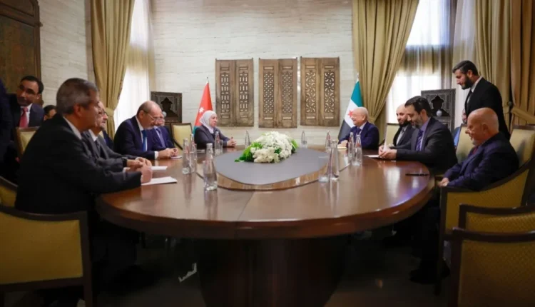 عقد الدورة الاولى لمجلس التنسيق الأعلى الاردني السوري