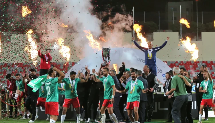 الوحدات بطلاً لكأس الأردن بعد الفوز على الحسين بالركلات الترجيحية للمره 13 في تاريخه