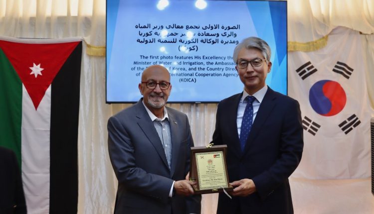 المياه والوكالة الكورية تطلقان اعمال تنفيذ مشروع تأهيل شبكات المصطبة-جرش بقيمة 10.34 مليون دولار