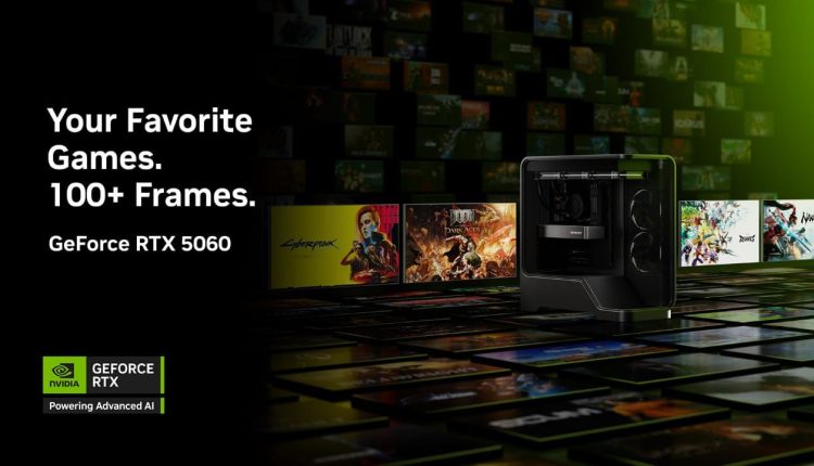 كروت GeForce RTX 5060 مُتاحة الآن مع تحديث جديد لتعريفات Game Ready Driver