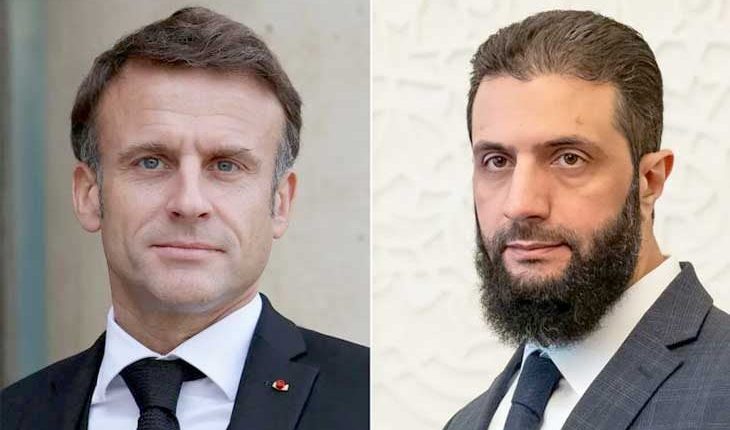 الرئيس السوري في فرنسا لبحث إعادة الإعمار واعتداءات (إسرائيل