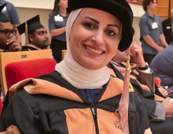 العقيد الركن هلا العدوان مبارك  شهادة الدكتوراة