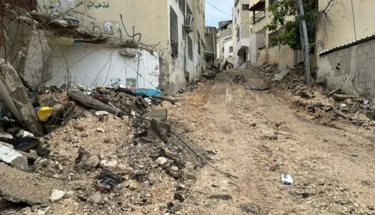 الاحتلال الإسرائيلي دمر 600 منزل بمخيم جنين