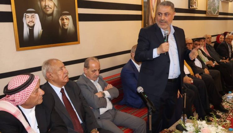 المصري يفتتح خيمة بيت الزرقاء.