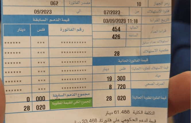 وزير المياه : الفوترة الشهرية خفضت الهدر المائي