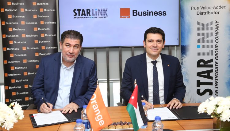 اتفاقية شراكة استراتيجية بين أورنج الأردن وStarLink الرائدة في التحول الرقمي لتقديم أحدث الحلول التقنية للشركات