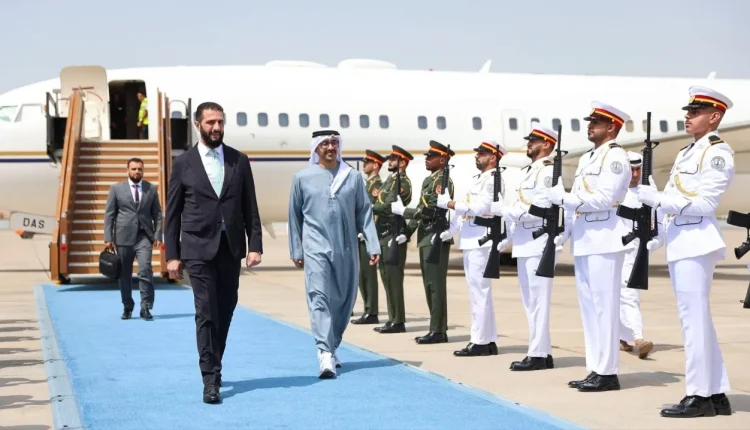 الرئيس  السوري يصل إلى الإمارات