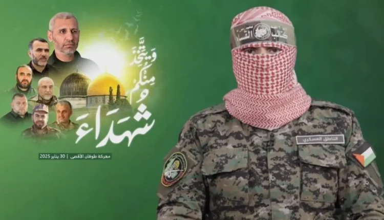 أبو عبيدة: سيبقى طيف الضيف كابوسا يؤرق مجرمي الحرب واللصوص