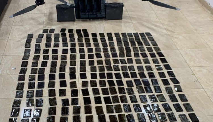 القيادة العامة:المنطقة العسكرية الجنوبية تحبط محاولة تهريب مواد مخدرة بواسطة طائرة مسيرة