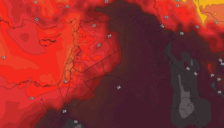 طقس العرب: انخفاض متسارع على درجات الحرارة الليلة وانحسار الموجة الحارة بشكل تام السبت