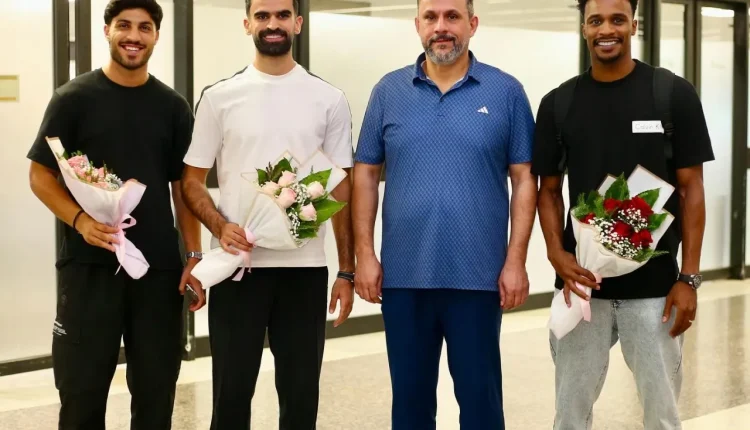 وصول ثلاثي فريق الزوراء المحترفون لاعبو المنتخب الأردني إلى بغداد
