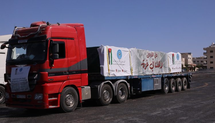 مهرجان الأردن العالمي للطعام يقدم مساعدات تصل إلى 300 طن من المواد الغذائية والطبية لقطاع غزة