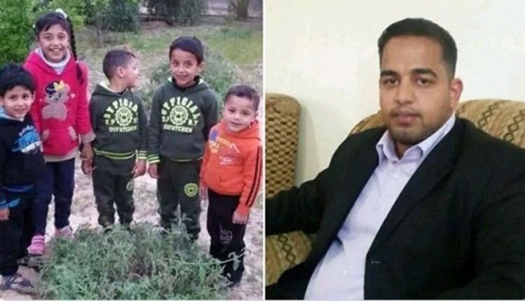استشهد فلسطيني وزوجته وأطفالهما الخمسة جراء قصف الاحتلال الإسرائيلي